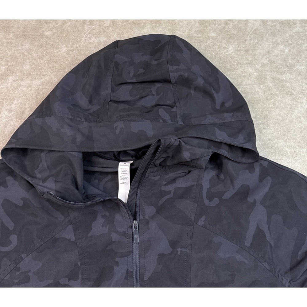 Lululemon Jacket Women Sz 4 Face Forward Incognito Camo Athletic LW4AVRS - Picture 5 of 10